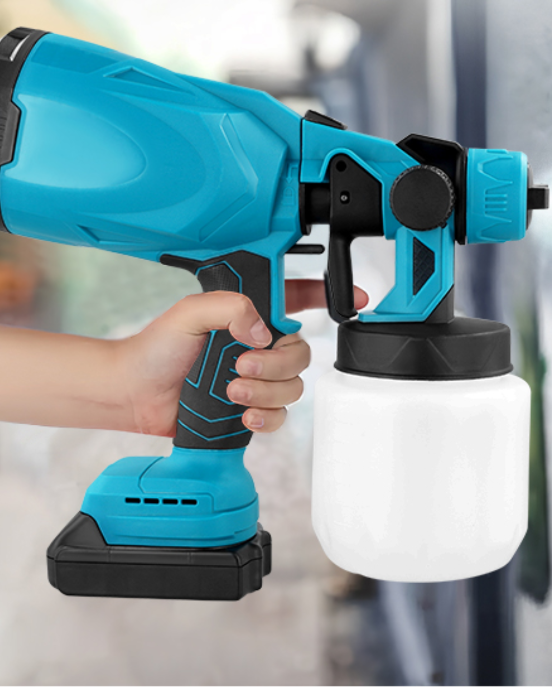 Compresor de pintura Inalámbrico 1000 ML doble Batería