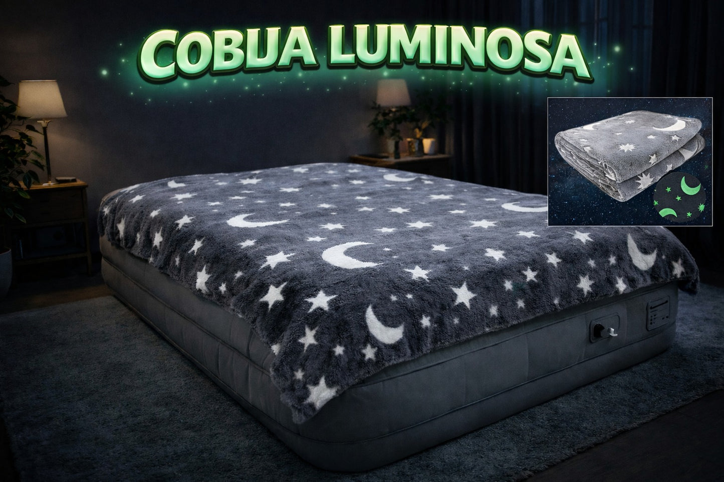 COBIJA LUMINOSA MAGICA