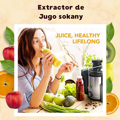 Extractor de Jugos Automático  Frutas y Verduras