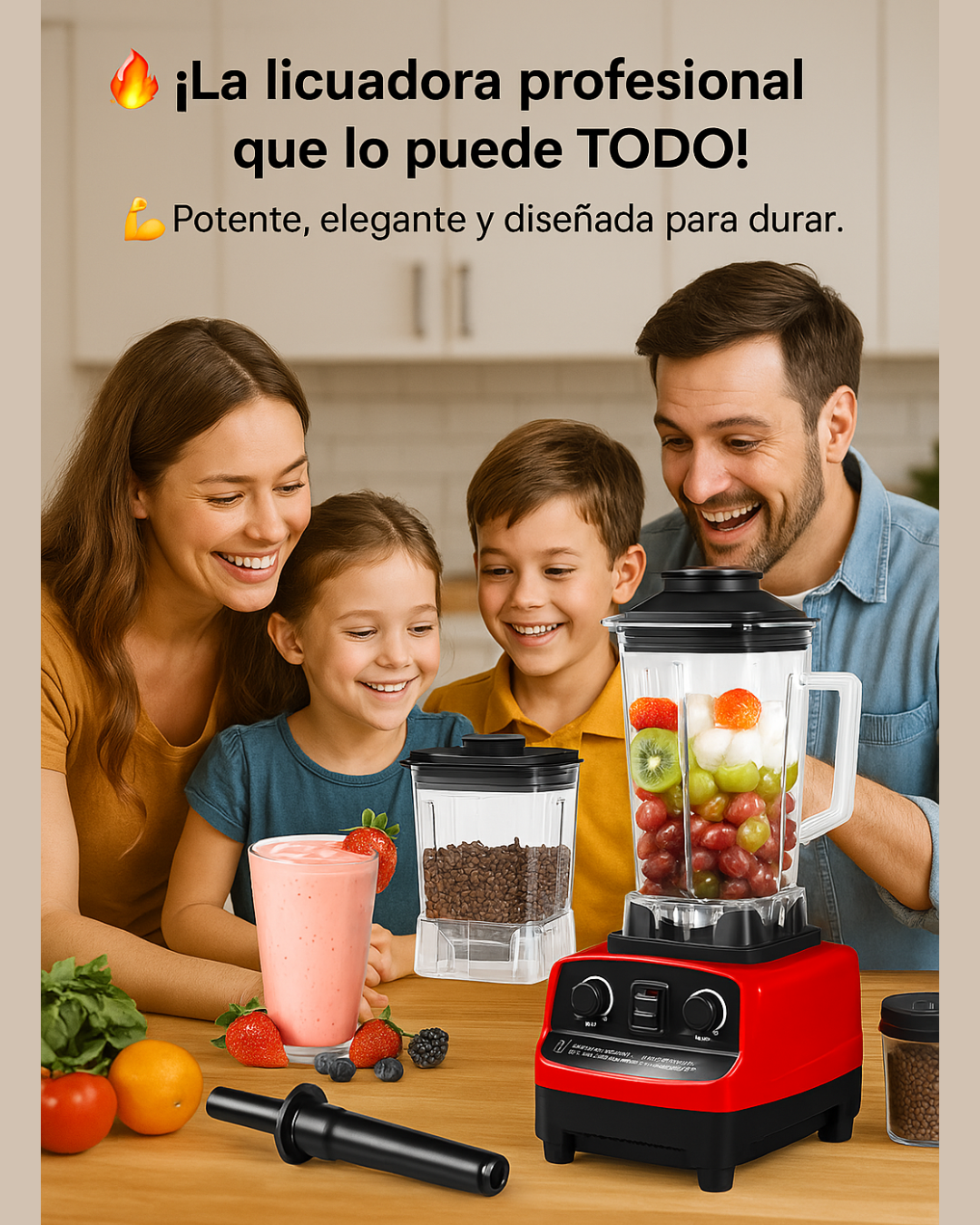 Licuadora Multifuncional Profesional Renahouse