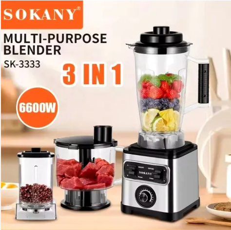 Licuadora Multifuncional Sokany 3 en 1