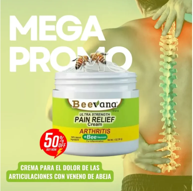 BEEVANA CREMA PARA TERAPIA DE HUESOS Y ARTICULACIONES