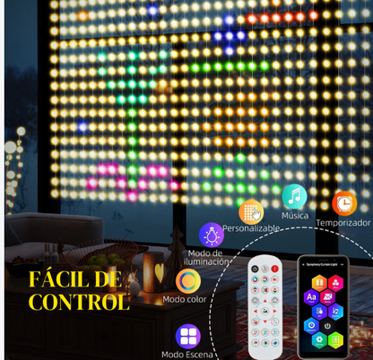 Cortina de Luces Led Inteligente