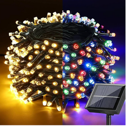 Luces LED Navideñas Solares