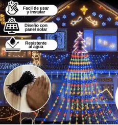 Luces LED Navideñas Solares